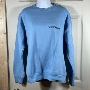 Jerzees Sky Blue Crewneck Sweater‎